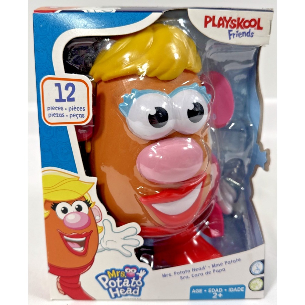 Playskool Mrs. Potato Head Kids Toy 12 Pieces Brown 2016 Hasbro 21901 NEW